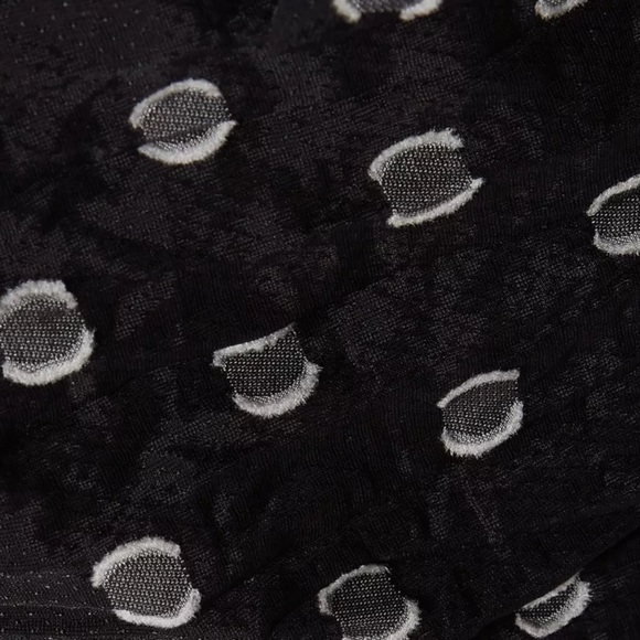 KEEPSAKE THE LABEL Call Me Mini WOMENS Dress Black with White Polka Dots Small. - Picture 12 of 14